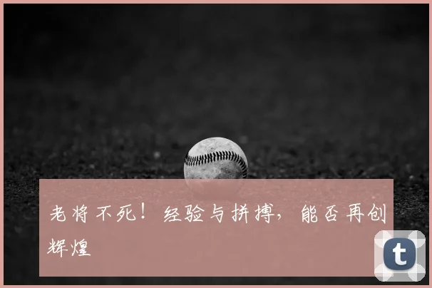 老将不死！经验与拼搏，能否再创辉煌