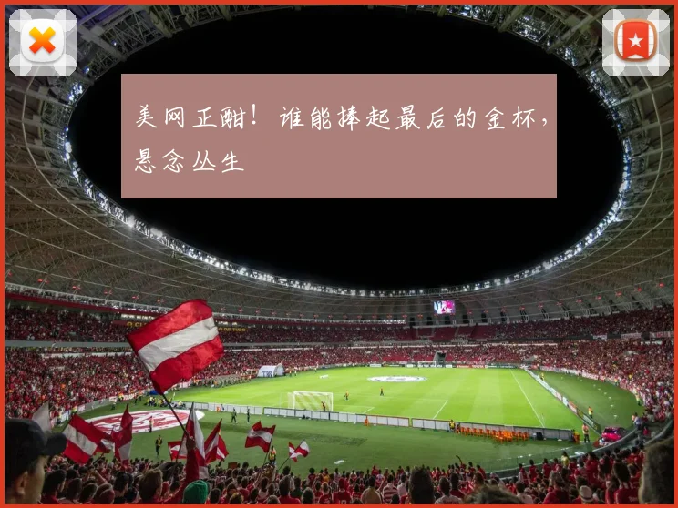 美网正酣!谁能捧起最后的金杯,悬念丛生